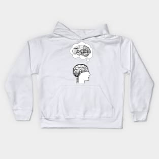 Thinky Flesh Bran Bran Kids Hoodie